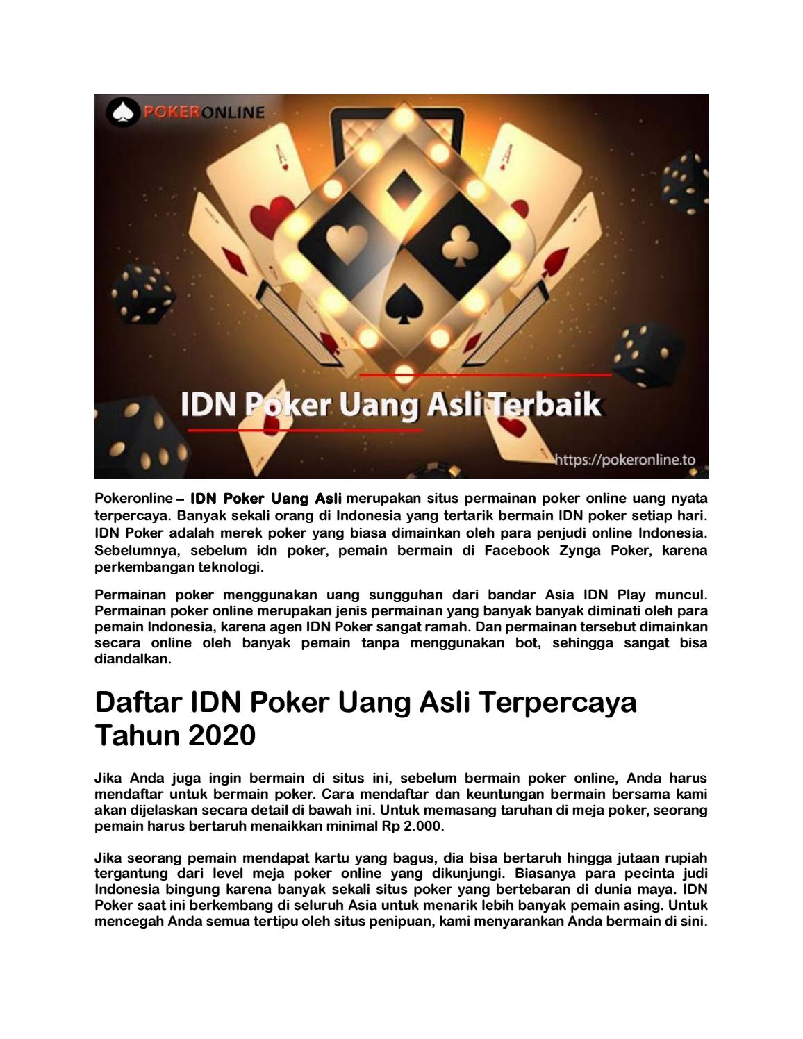 poker uang asli